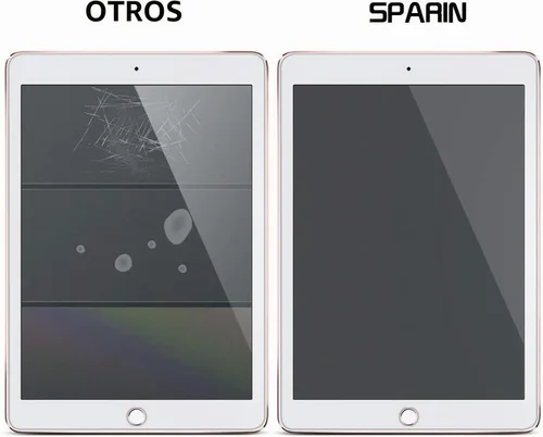Vista 8 de SPARIN protector de pantalla para iPad de 6ª y 5ª generación de 9.7 pulgadas, vidrio templado compatible con iPad Air 2, apto para funda