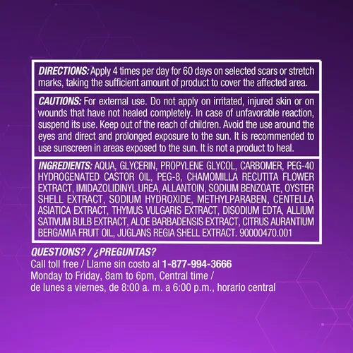 Vista 8 de CICATRICURE Gel Para Cicatrices y Estrías, 1oz