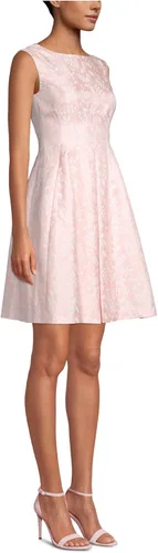 Vista 3 de Anne Klein Jacquard Fuelle Fit de la mujer y Flare vestido