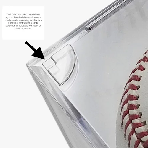 Vista 7 de The Original Ballqube - Caja Expositora de bolas de béisbol (protección UV), S
