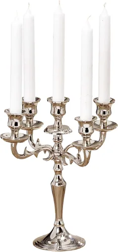 Vista 13 de Hamptons - Candelabro de cinco velas, acabado negro rústico, estilo granja