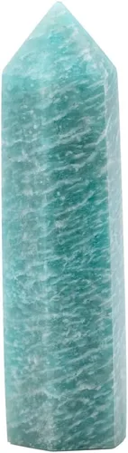 Vista 14 de Angelstones Piedra preciosa de amatista africana natural, cristal curativo, hexagonal, puntiagudo, reiki, chakra, prisma facetado, varita, figura