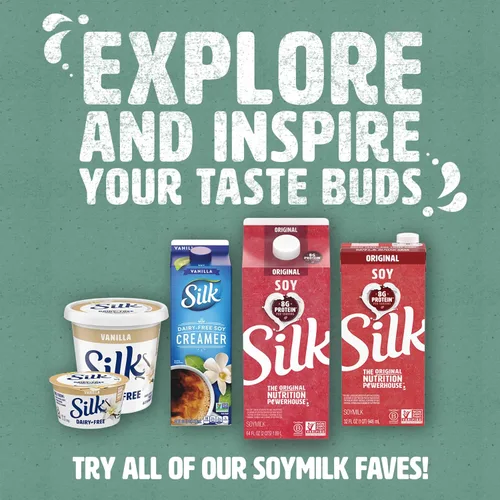 Vista 8 de Silk Leche de soja orgánica sin azúcar, cajas asépticas de 32 onzas (paquete de 6)