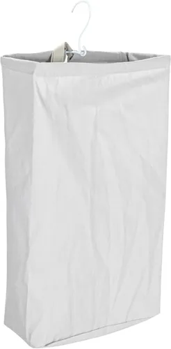 Vista 9 de Household Essentials Bolsa de lavandería para colgar en la puerta, bolsa de lona lavable con asa de bucle, capacidad para dos cargas de lavandería