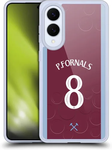 Vista 122 de Head Case Designs Officially Licensed West Ham United FC James Ward-Prowse 2023/24 Players Home Kit Gel Case [Military Grade Protection] Compatible