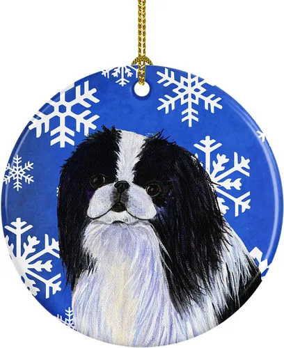 Vista 193 de Caroline's Treasures Cavalier Spaniel - Adorno de cerámica para colgar en el árbol de Navidad, para el hogar, Navidad, fiestas, regalo, 3 pulgadas