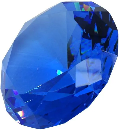 Vista 2 de TRIPACT - Pisapapeles de cristal con forma de diamante, color original, 3.937 in, grado 03