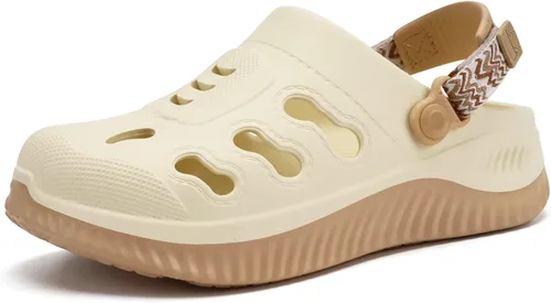 Vista 13 de KuaiLu Zuecos clásicos de recuperación para mujer, cómodas sandalias acolchadas para caminar, para aliviar la fascitis plantar, sandalias