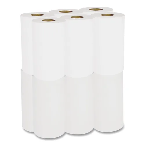 Vista 4 de Boardwalk 6250 - rollos de papel absorbente Hardwound, 1 capa sin perforar, color blanco, 106,68 m (caja de 12 rollos)