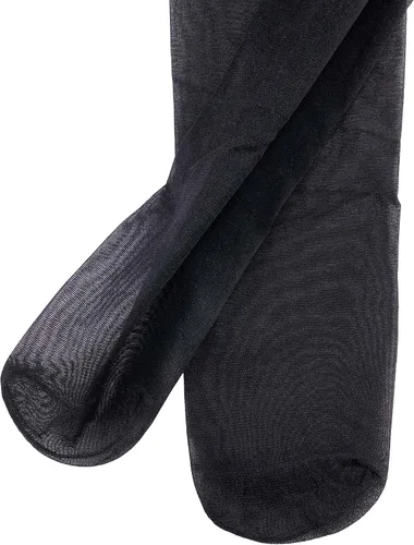 Vista 8 de Plus tamaño Hosiery Sheer Lace parte superior Stay Up Thigh High Stockings de silicona