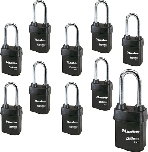 Vista 5 de Master Lock - Un (1) candado de alta seguridad serie Pro 6121NKALJ con tecnología BumpStop