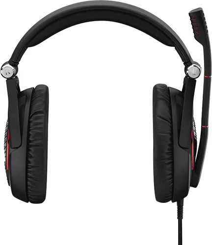 Vista 2 de Sennheiser G4me Zero auriculares para videojuegos de PC, negro rojo (Black wRed)