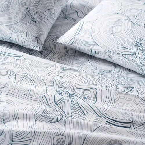 Vista 10 de Brooklinen Juego de sábanas de percal de lujo, 4 piezas, sábanas de cama 100% algodón, 1 sábana bajera y 1 sábana encimera, 2 fundas de almohada