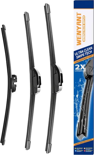 Vista 20 de Limpiaparabrisas de 15/15/13 pulgadas compatibles con Jeep Wrangler 2007-2017 Wrangler JK 2008-2018, limpiaparabrisas delantero y trasero para mi