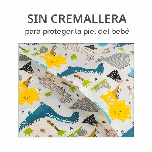 Vista 3 de ALVA BABY - Fundas de almohada de algodón para niños pequeños de 13 x 18 pulgadas o 12 x 16 pulgadas Algodón-dinosaurio+flechas