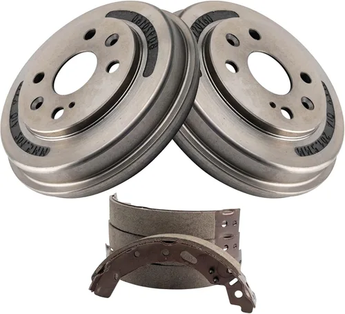 Vista 2 de TRQ Kit de tambor y zapata de freno trasero compatible con Mazda 2 2011-2014