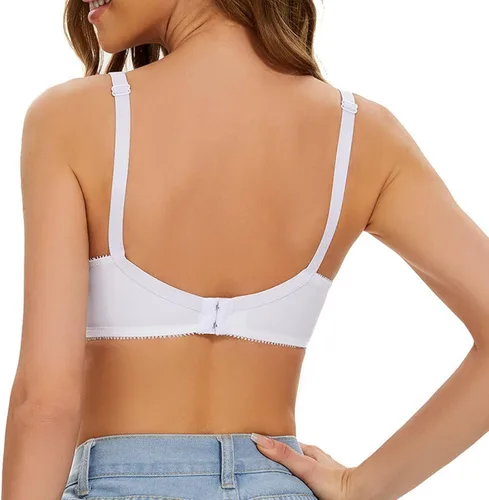 Vista 4 de Wenna Life Bra Duplicate Cozy Bras One Shoulder Bra Again My 2023 Clevage Covers Lavender Sport Bra White Strap Stick