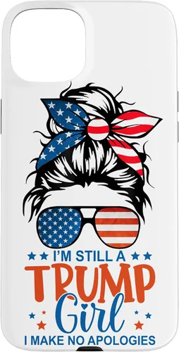 Vista 9 de I'm Still A Trump Girl I Make No Apologies Trump 2024 Women Case for iPhone 17