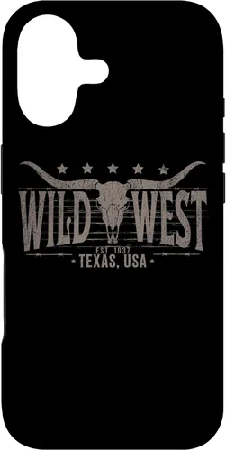Vista 32 de Funda para iPhone 11 con diseño de calavera de toro y cuerno largo