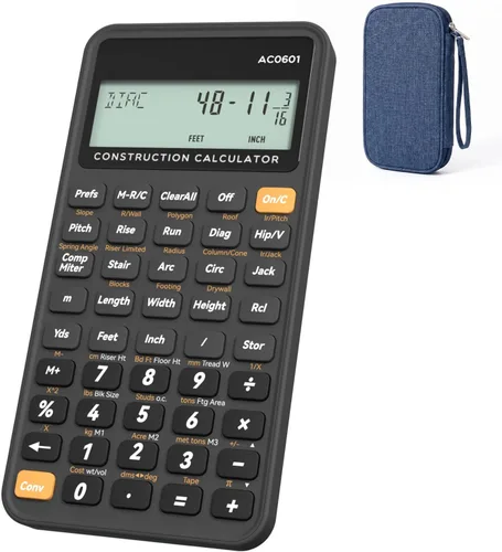 Vista 14 de Calculadora de Construcción Industrial y Científica ROATEE: Calculadora de Ingeniería para Contratista, Carpintero, Calculadora de Bolsillo