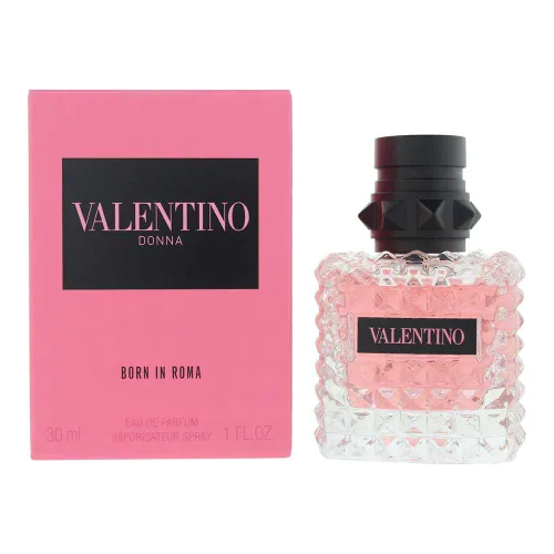 Vista 3 de Valentino Donna Born In Roma INTENSE MINI Perfume para mujer en tamaño de viaje de 6 ml / 0.2 Fl Oz