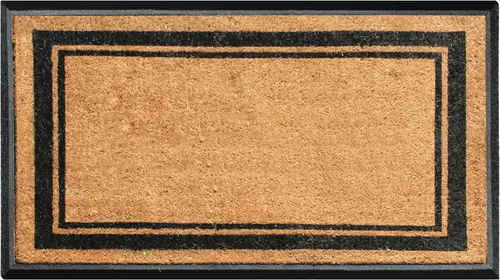Vista 32 de A1HC Tapete para Puerta de Fibra de Coco Natural y Caucho, 30"x48" – Grueso, Duradero, Resistente, Anti-Desprendimiento, Resistente a la Medio