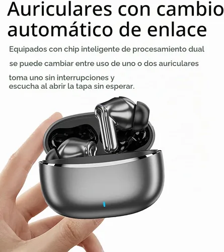 Vista 5 de Auriculares Bluetooth inalámbricos, estéreo de alta fidelidad de 30 horas de reproducción, IPX7 impermeables con micrófono con cancelación de ruido