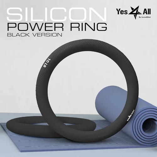 Vista 7 de Yes4All Power Ring 10lbs, Weight Ring, Weighted Circle, Kettlebell for Yoga Exercise, Aerobics, Home Fitness, Core Training