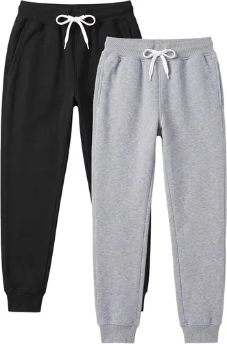Vista 42 de Southpole, 1570 - Pantalones deportivos básicos tipo jogger de forro polar para hombre Negro