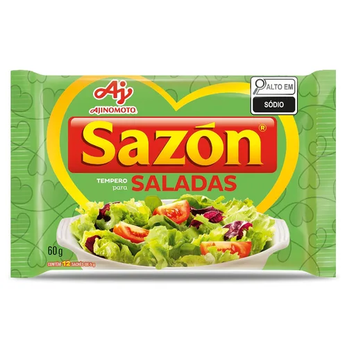 Vista 3 de Ajinomoto General condimento Sazon / ensalada / 2.12 oz (12 x 0.18 oz) / SAZON / salada