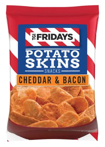 Vista 3 de TGI Fridays - Bocadillos de patata, queso cheddar y tocino, bolsa de 1 oz (paquete de 12, total de 12 onzas)