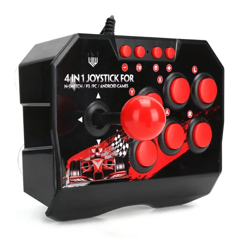 Vista 8 de Arcade FightStick Joystick,Arcade FightStick Arcade con cable Arcade Joystick Arcade Juegos Accesorios Accesorios de consola de juegos para PCPS3