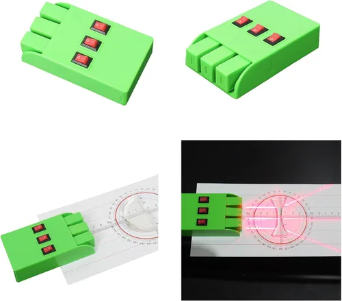 Vista 2 de Conjunto de fuente de luz paralela de tres vías Fuente de tres canales Física Óptica Herramienta de experimento para estudiantes junior Óptica