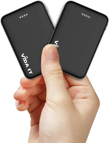 Vista 10 de Vida IT Mini cargador portátil de 5000 mAh para iPhone Samsung celular con doble salida USB, batería recargable ligera de 5 V 2.1 A para viajes