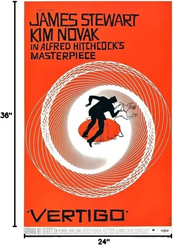 Vista 2 de Posterazzi Vertigo Art 1958 - Póster impreso (24 x 36)