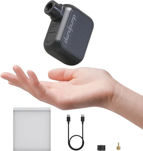 Vista 9 de dwndpump Mini bomba de neumáticos para bicicleta, portátil eléctrica máxima de 100 PSI inflado rápido