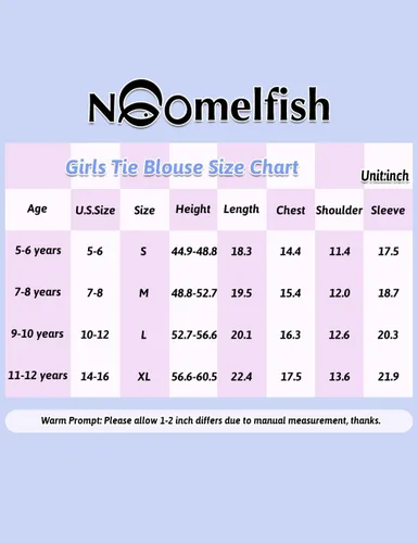 Vista 2 de Noomelfish Camisa de manga larga con botones para niñas (5-12 años)