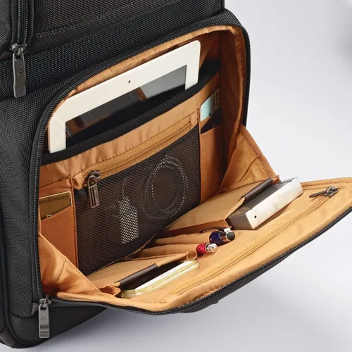 Vista 3 de Samsonite Mochila de negocios Kombi, Negro/Marrón, Mochila de negocios Kombi