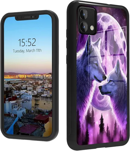Vista 250 de Funda para Motorola Moto G Stylus 5G 2021 de vidrio templado, funda negra con diseño de mujer negra africana para mujeres y hombres, antiarañazos, a