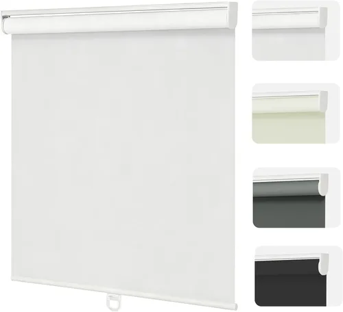 Vista 10 de Changshade Persianas enrollables opacas sin cordones para ventanas, 100 % oscurecimiento de la habitación, protección UV con aislamiento térmico