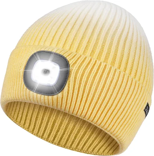 Vista 11 de Etsfmoa Gorro unisex con la luz, regalos para hombres, papá, padre, gorras recargables por USB