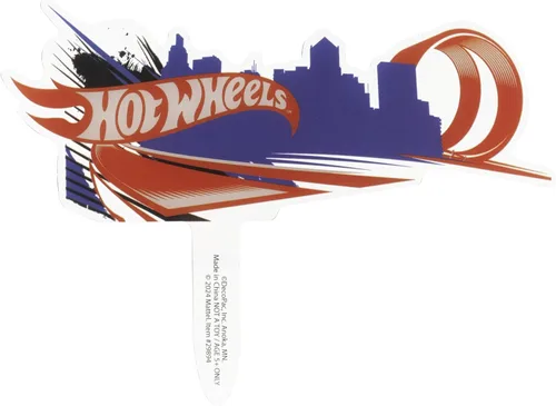 Vista 11 de Hot Wheels™ - Decoración para tartas de coche de velocidad suprema Juego