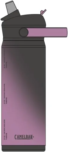 Vista 31 de CamelBak - Thrive - Botella de agua con tapa y pajilla, 20 onzas - Aislante de acero inoxidable, color negro