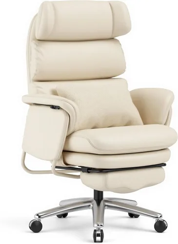 Vista 11 de FLEXISPOT HC4-Pro - Silla de oficina reclinable con nivel infinito de 90 Beige