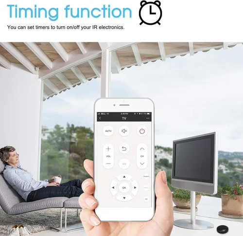 Vista 6 de Concentrador de control remoto WiFi-IR, módulo de control remoto inteligente WiFi IR, control de voz inteligente con aplicación Tuya compatible