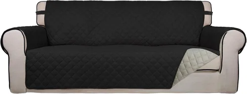 Vista 68 de PureFit - Funda de sofá acolchada reversible, protector de muebles impermeable, funda de sofá lavable con espuma antideslizante y correas elásticas