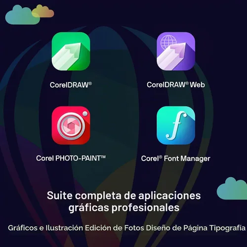 Vista 3 de Corel DRAW Graphics Suite Suscripción de 1 mes Software de diseño gráfico para profesionales Ilustración vectorial, diseño y edición