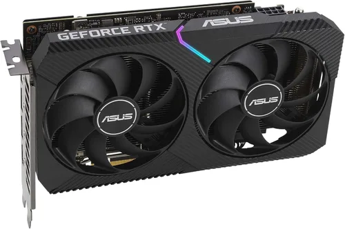 Vista 9 de ASUS Dual NVIDIA GeForce RTX 3060 OC Edition 8GB GDDR6 (PCIe 4.0, 8GB GDDR6, HDMI 2.1, DisplayPort 1.4a)