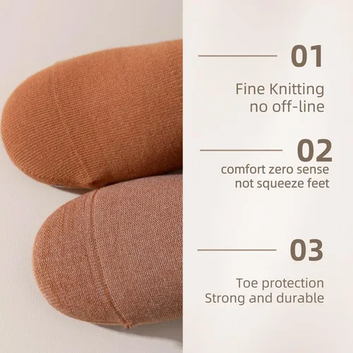 Vista 3 de Calcetines de yoga antideslizantes para mujer con agarre para pilates, calcetines de hospital para mujer Barre Grippy