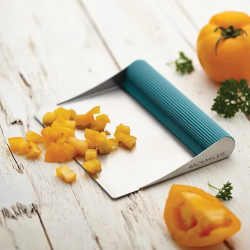Vista 3 de Rachael Ray Cucina Tools & Gadgets - Raspador de banco, Agave Blue